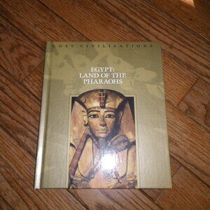 Vintage 1992 Lost Civilizations Egypt: Land of the Pharaohs Large Hardback Book